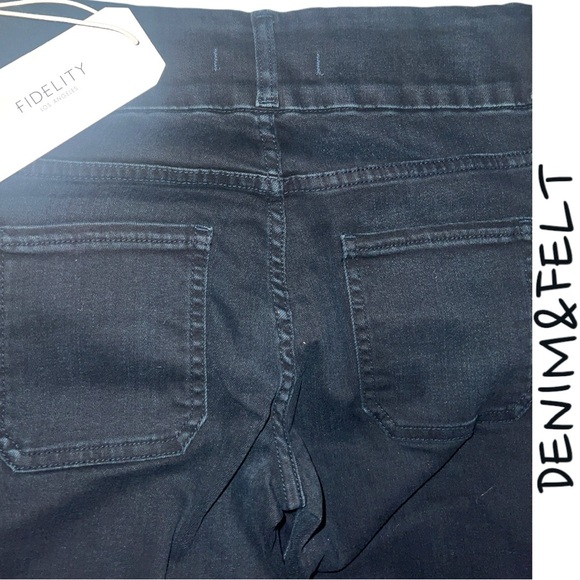 Fidelity Denim Aloe Mid-Rise Flare Jeans | Color: Forever Rinse | NEW/NWT!!👖💜 - Picture 12 of 14